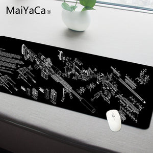 Speed Gun parts Game MousePads