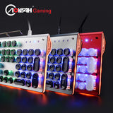 Crystal keycaps 104keys Wired  Mechanical Gaming Keyboard