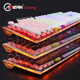 Crystal keycaps 104keys Wired  Mechanical Gaming Keyboard
