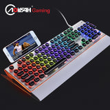 Crystal keycaps 104keys Wired  Mechanical Gaming Keyboard