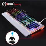 Crystal keycaps 104keys Wired  Mechanical Gaming Keyboard