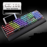 Crystal keycaps 104keys Wired  Mechanical Gaming Keyboard